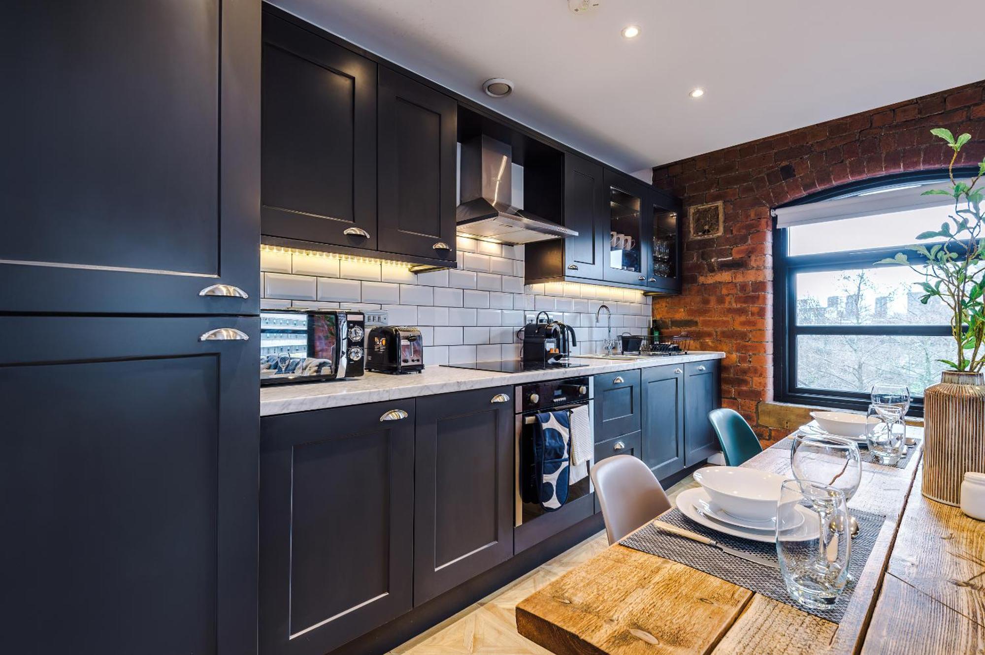 2 King Size Beds In Manhattan Styled Oversize Apartment Leeds  Buitenkant foto